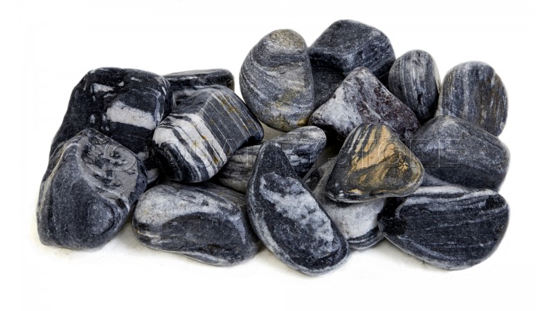 50-100mm Black Angel Cobbles 50-100mm Black Angel Cobbles