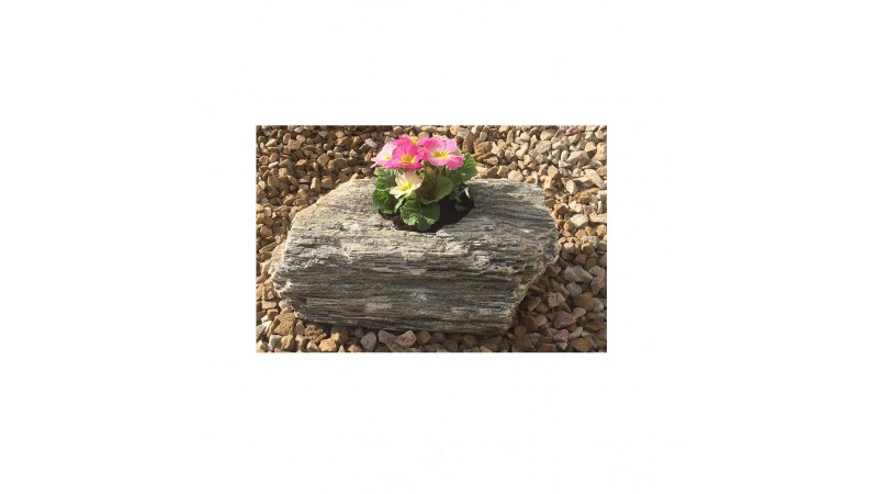 Wooden Stone Flower Pot 